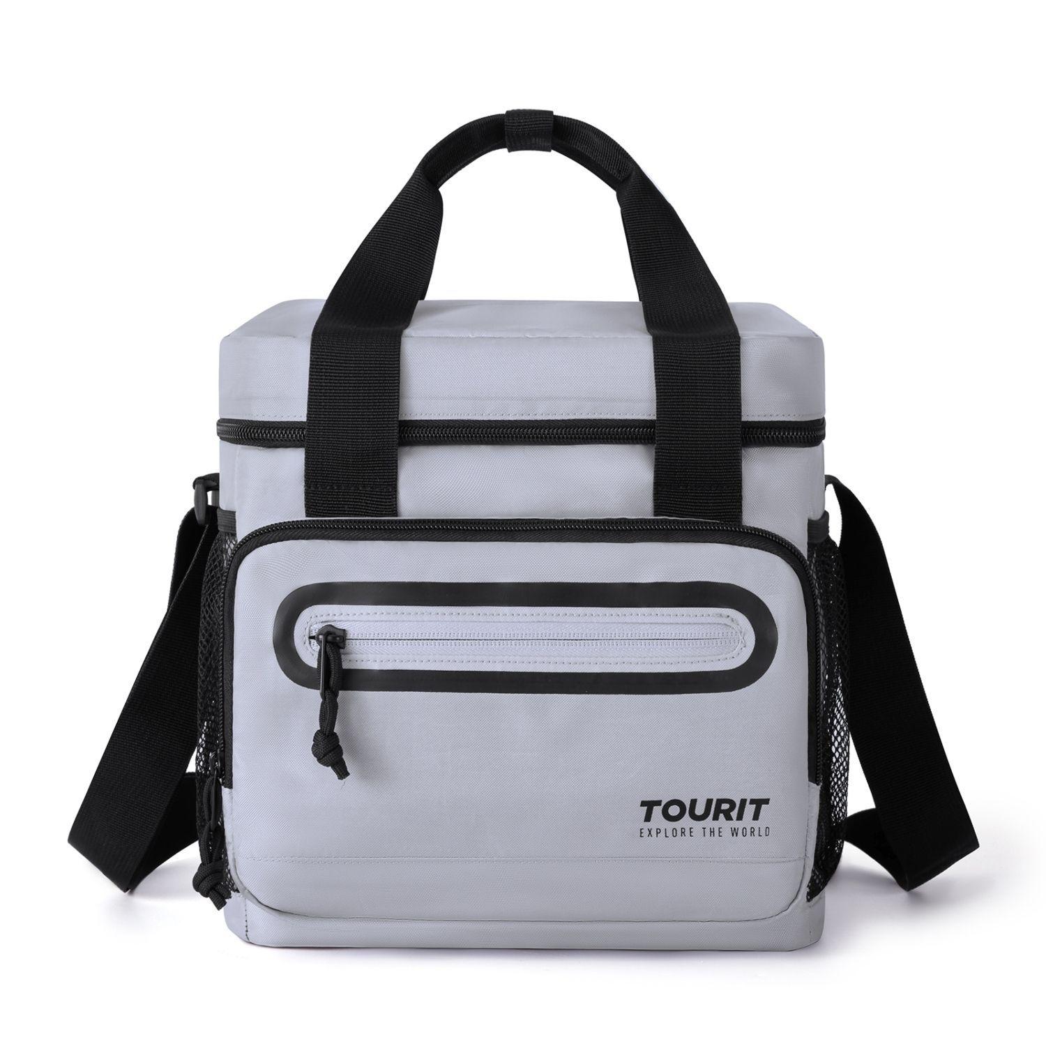 Tourit Lonchera Térmica Work 20 latas 14L Impermeable Gris-0