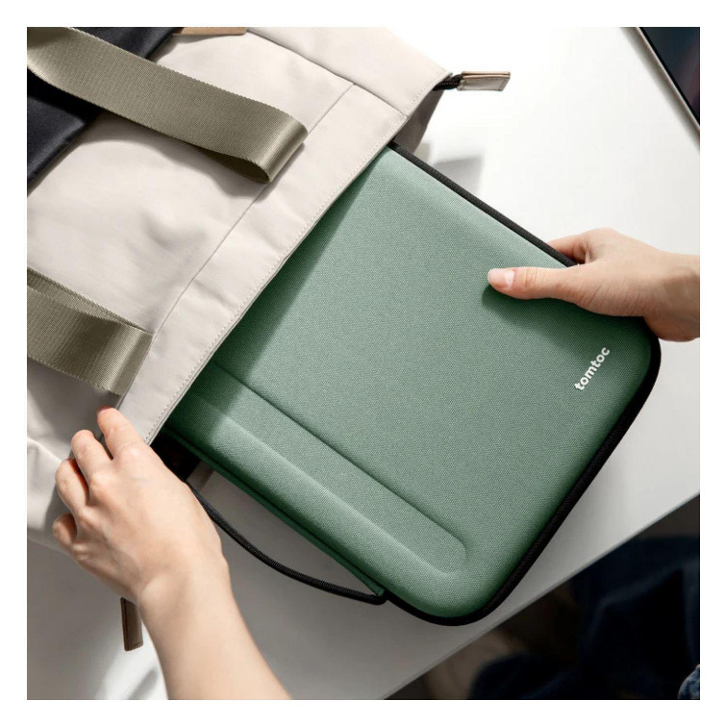 Tomtoc Estuche Portafolio FancyCase-B06 para iPad Air/Pro de 13" - Verde Matcha-7