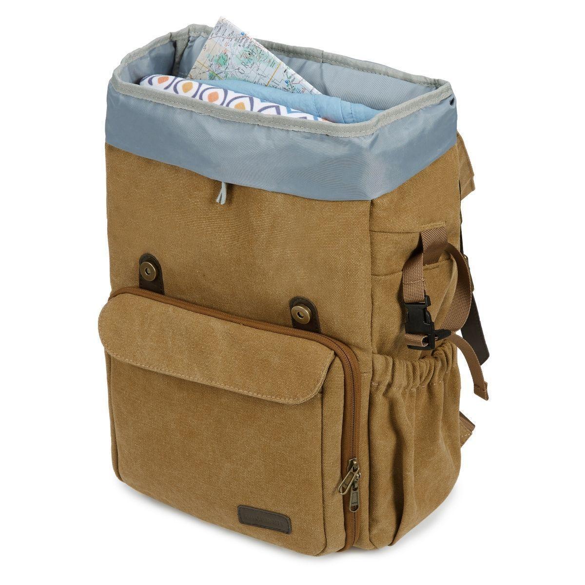 Bagsmart Mochila para camara y notebook de 15" - Khaki-1