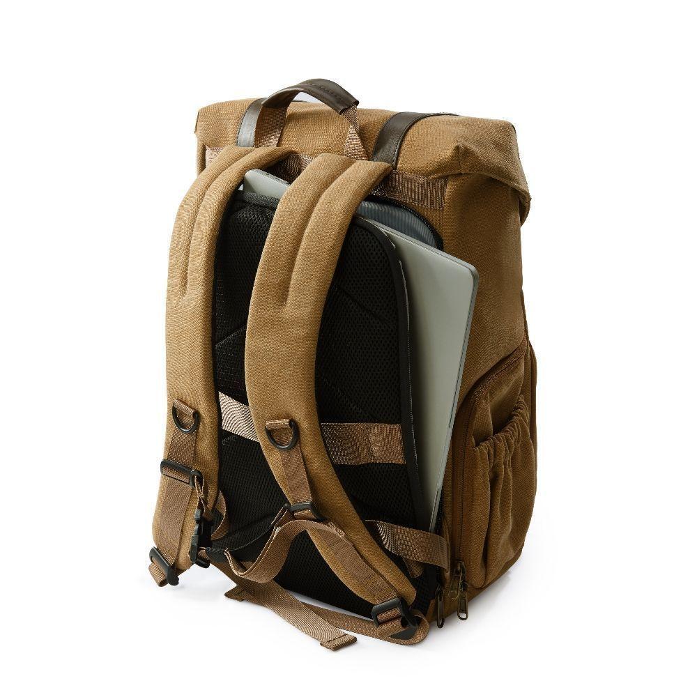 Bagsmart Mochila para camara y notebook de 15" - Khaki-5
