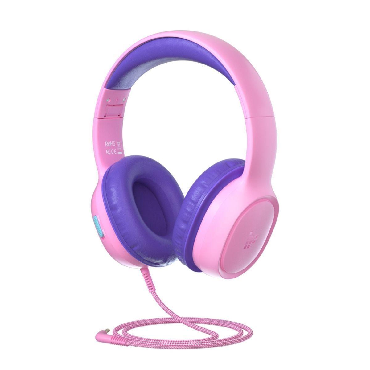 Tronsmart Audífonos con Cable KH01 para Niños Rosa Violeta-5