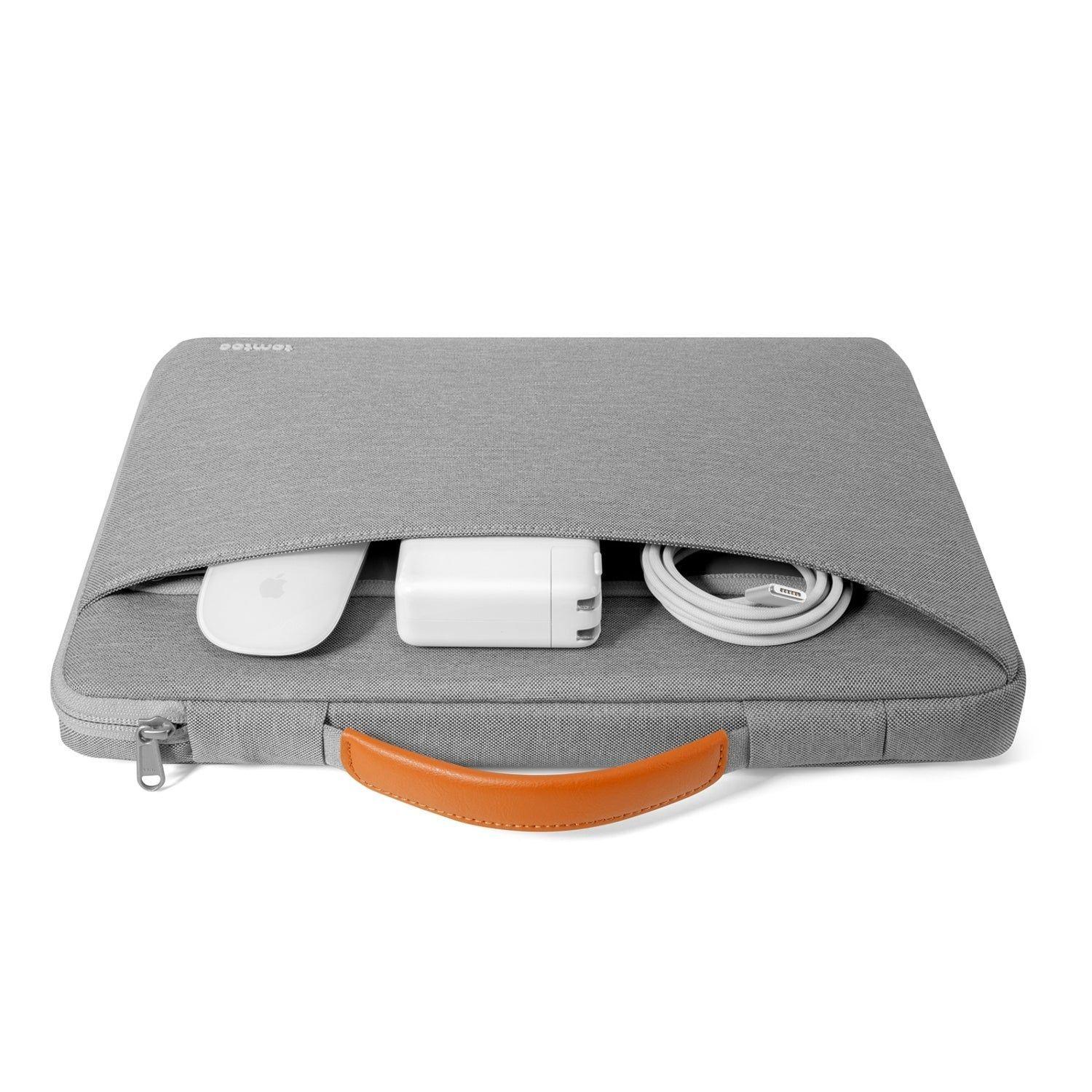 Tomtoc Maletín Defender-A22 para MacBook Neo / Air / Pro 13" Gris-2