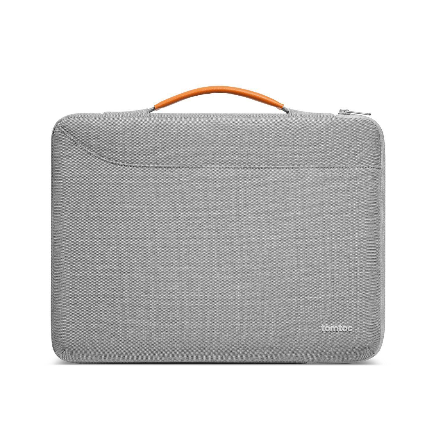 Tomtoc Maletín Defender-A22 para MacBook Neo / Air / Pro 13" Gris-3