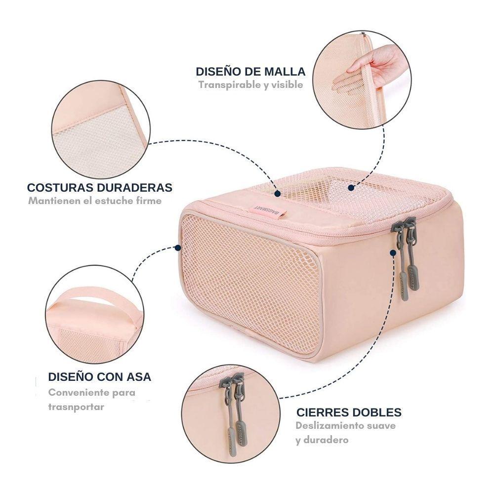 Bagsmart kit de cubos para embalaje 7 piezas - Rosado-3
