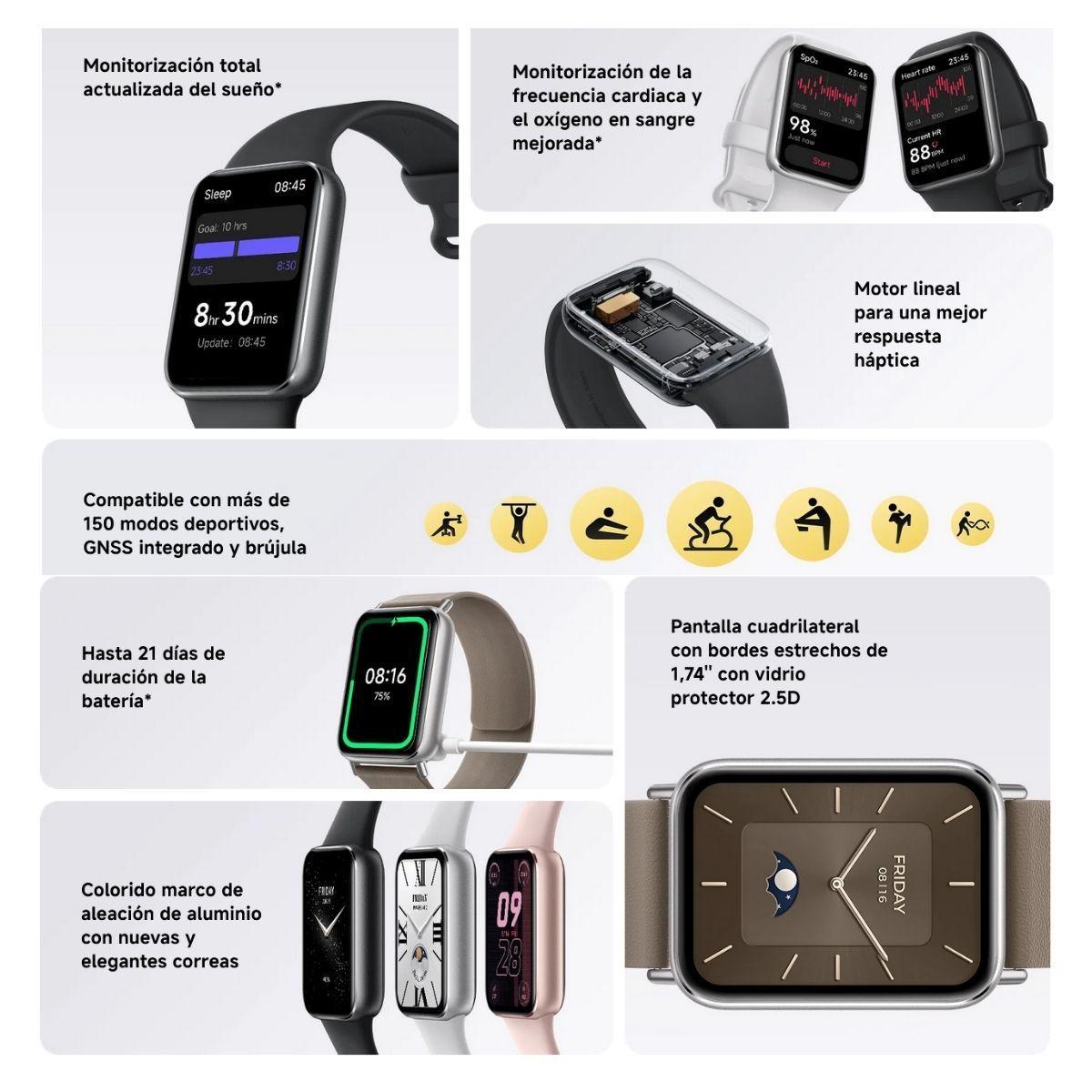 Xiaomi Mi Smart Band 9 Pro Pulsera de Actividad - Rosado-4