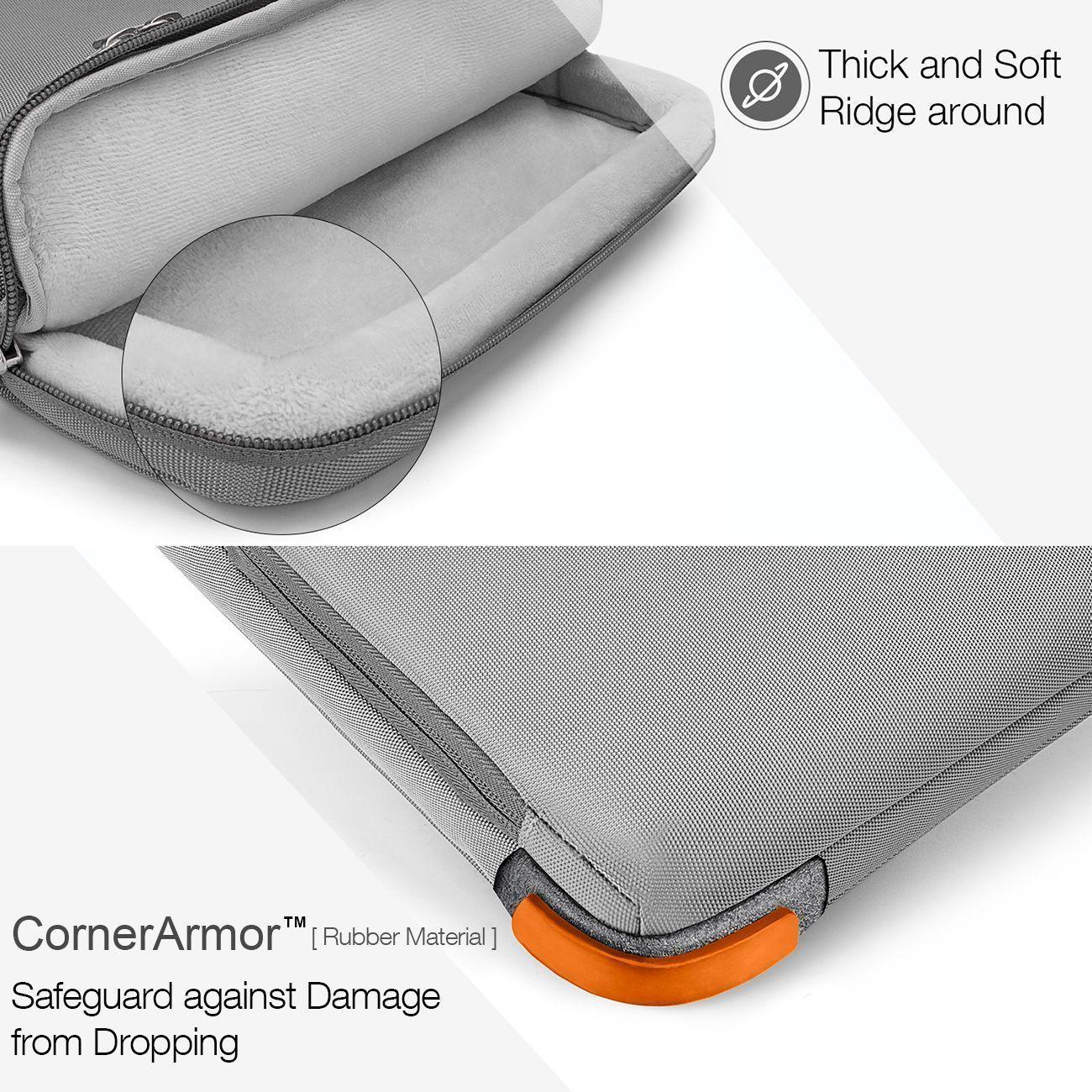 Tomtoc-funda A14 Para 14''Notebook/Macbook- Gris-3