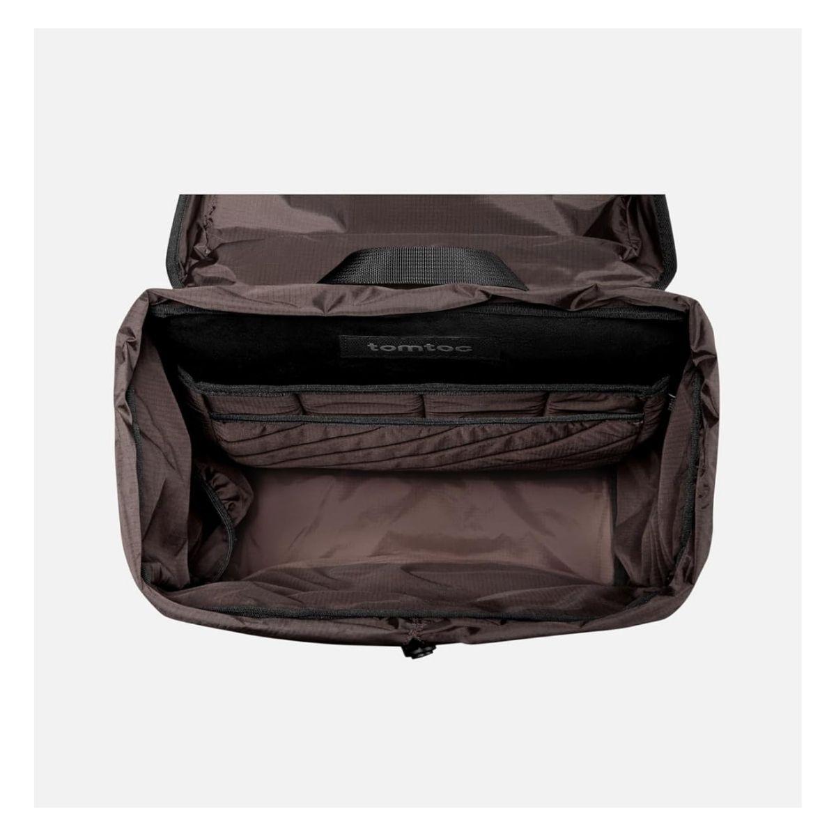Tomtoc Mochila VintPack-TA1 22L para Notebook hasta 15.6" - Negro Oscuro-3