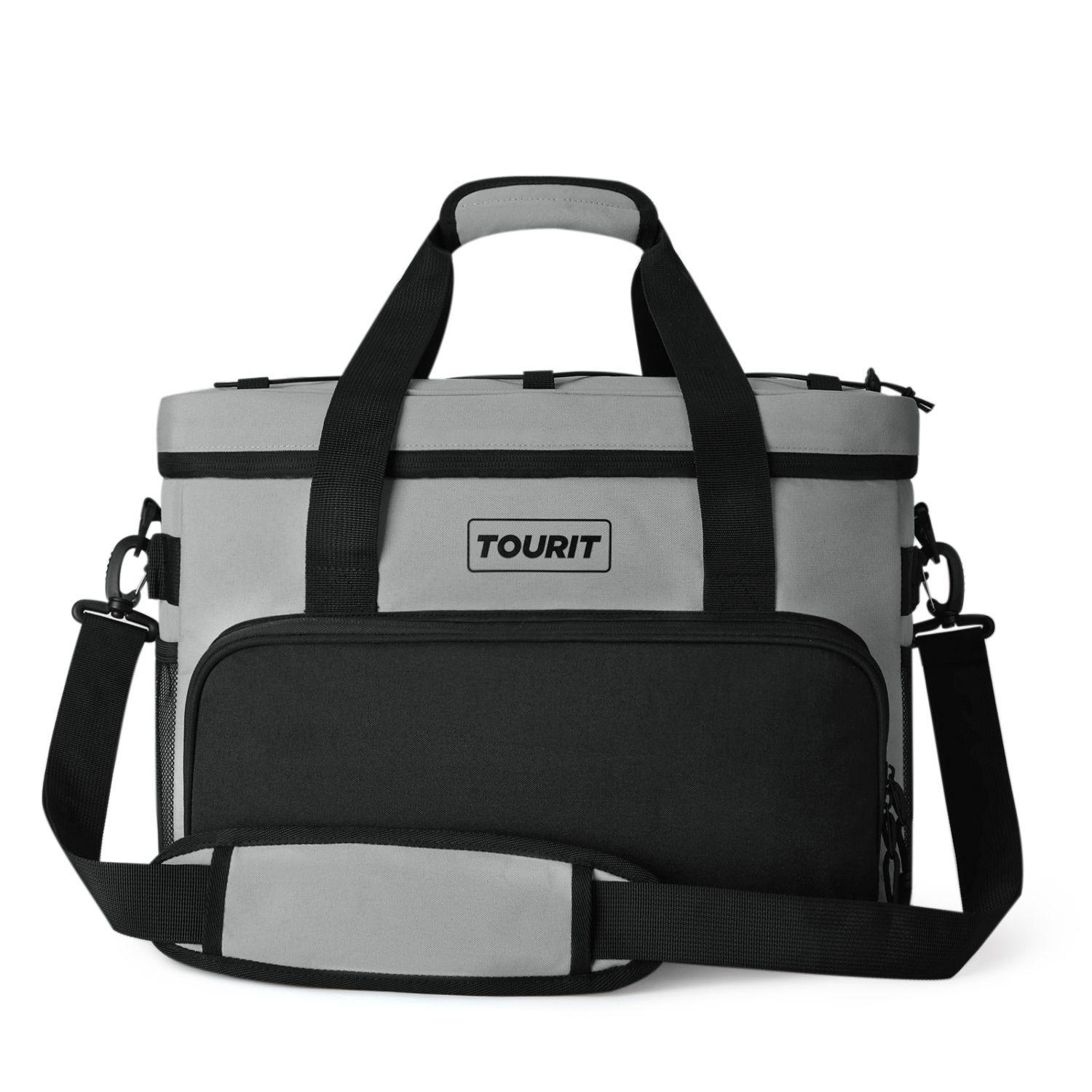 Tourit Cooler Bag Refrigerador Aislado Portátil 46 latas 32L Gris-0