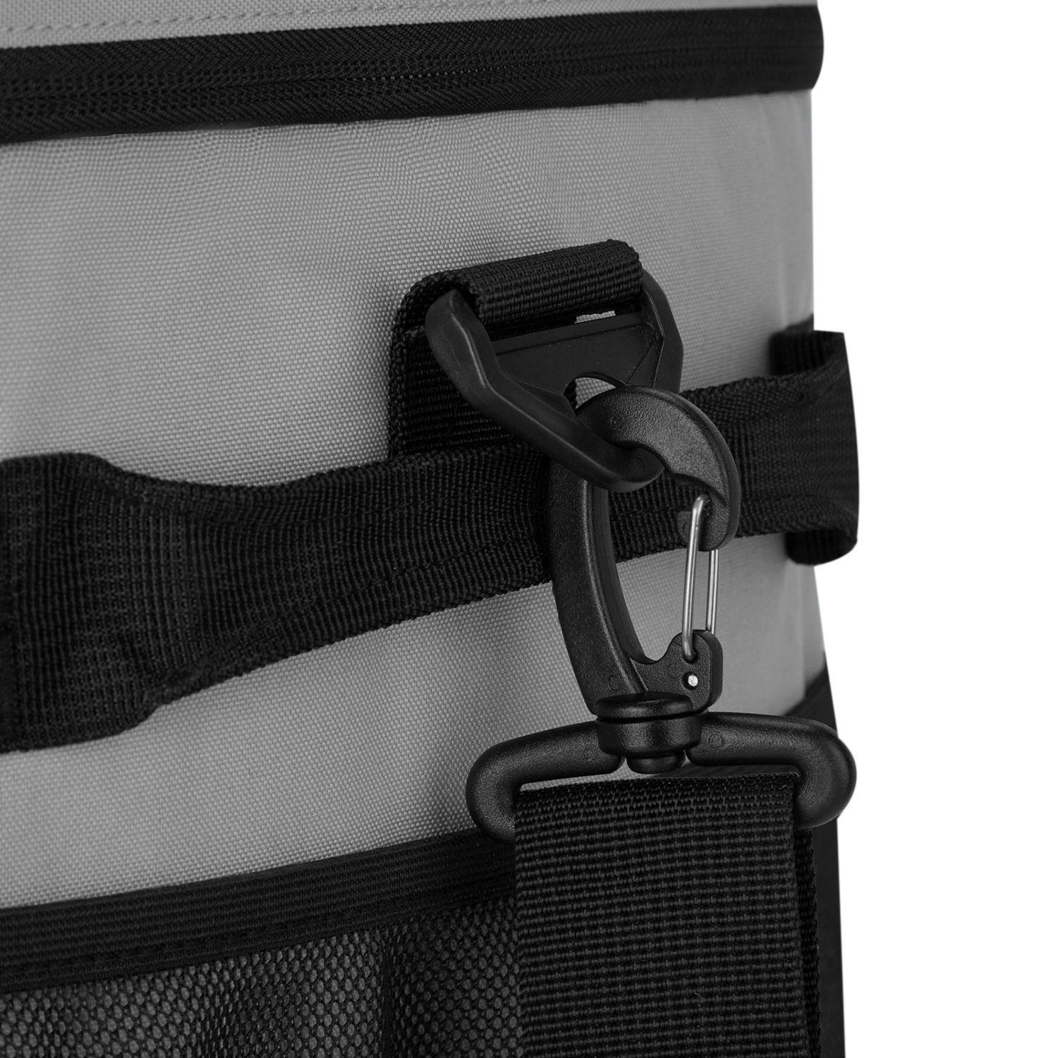 Tourit Cooler Bag Refrigerador Aislado Portátil 46 latas 32L Gris-9