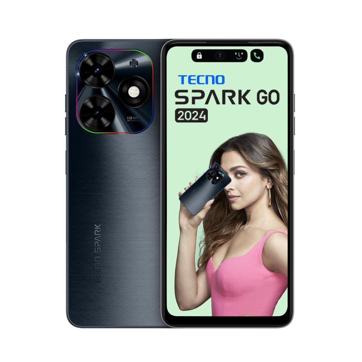 Tecno Spark GO 2024 4G 4GB+128GB Negro Gravedad-0