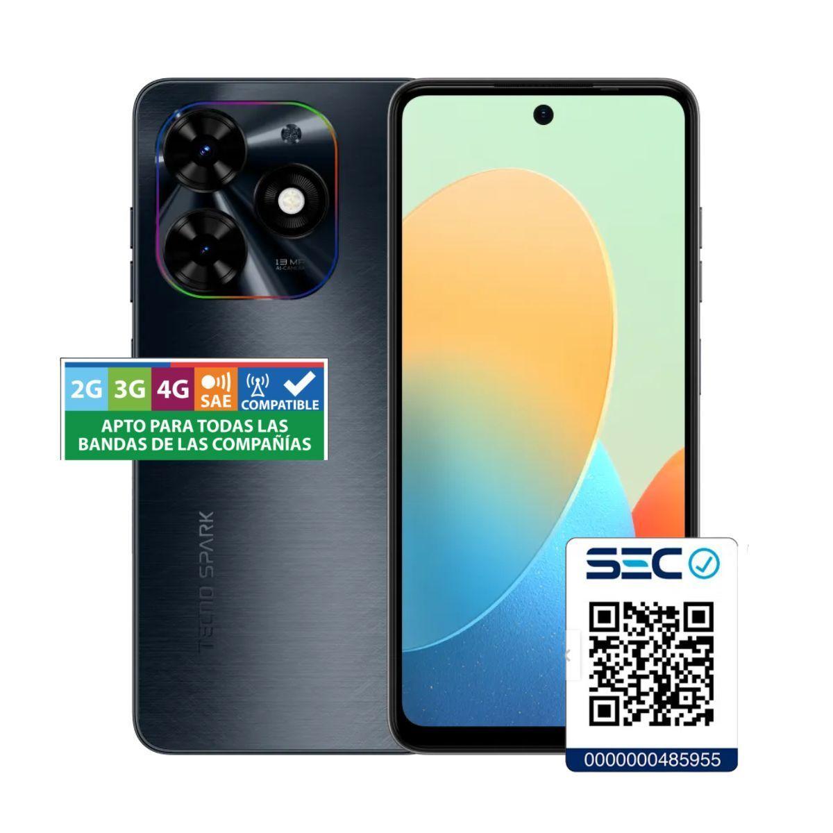 Tecno Spark GO 2024 4G 4GB+128GB Negro Gravedad-1