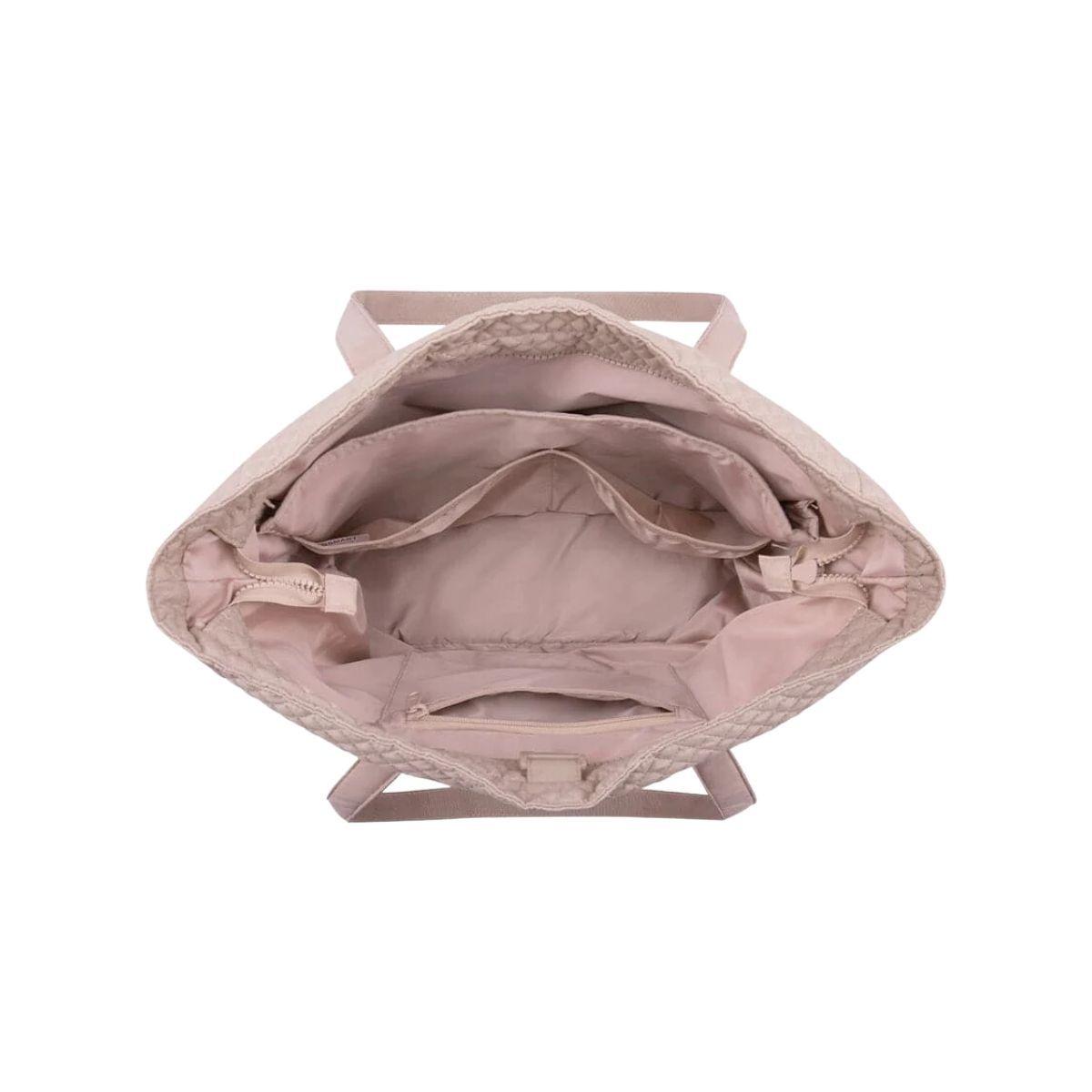 Bagsmart Bolso Tote Extra Grande Bonchemin 15.6" - Rosado Tejido-2