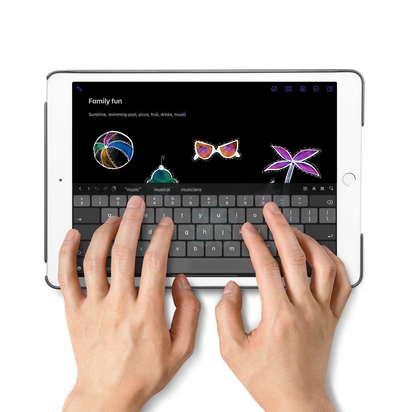 TOMTOC Funda Vertical iPad 10,2'' 9ª8ª7ªg - SAKURA-1