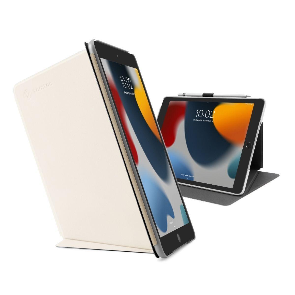 Tomtoc Funda Vertical Para iPad de 10,2'' - Blanco-1