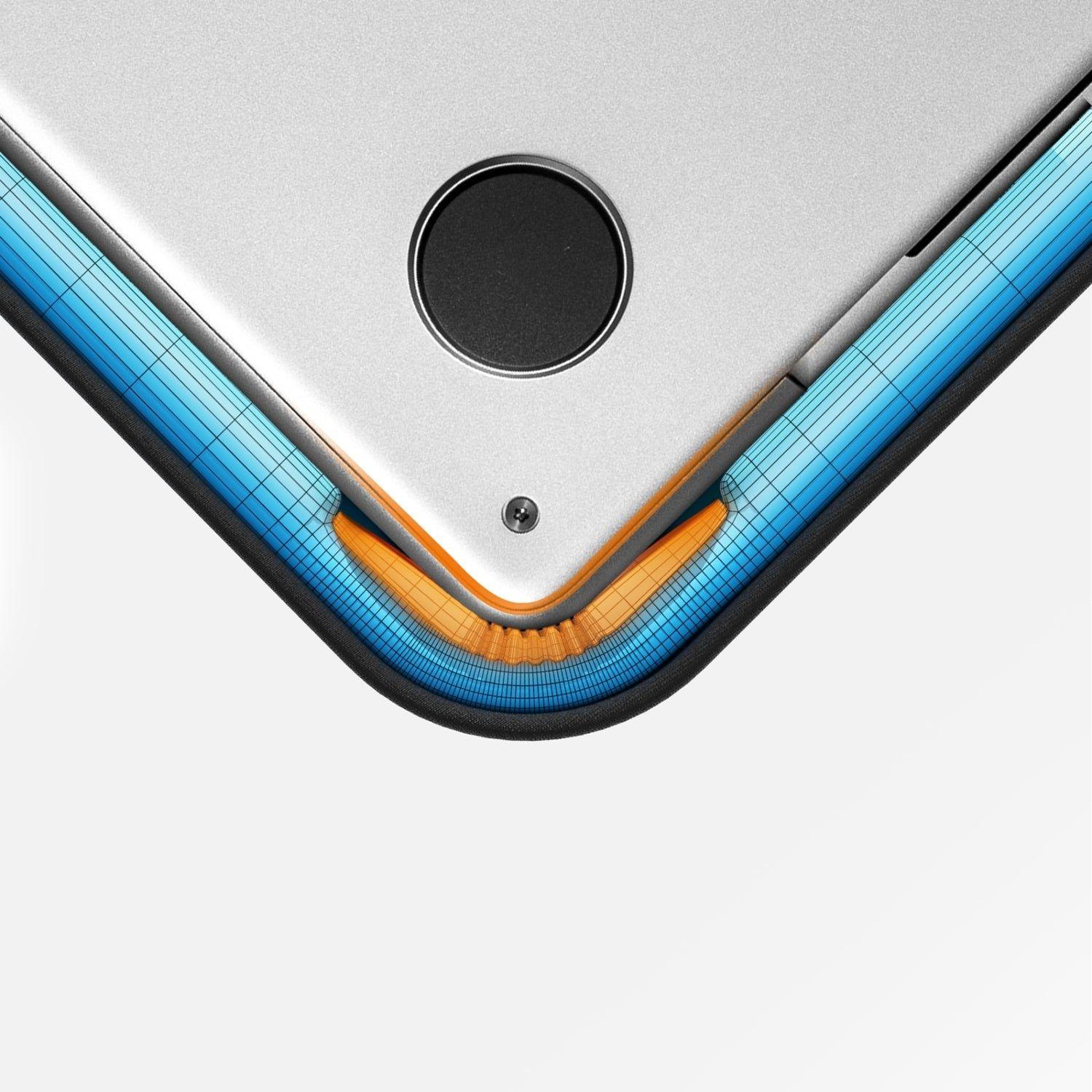 Tomtoc Maletín Defender-A22 para MacBook Neo / Air / Pro 13" Negro-3