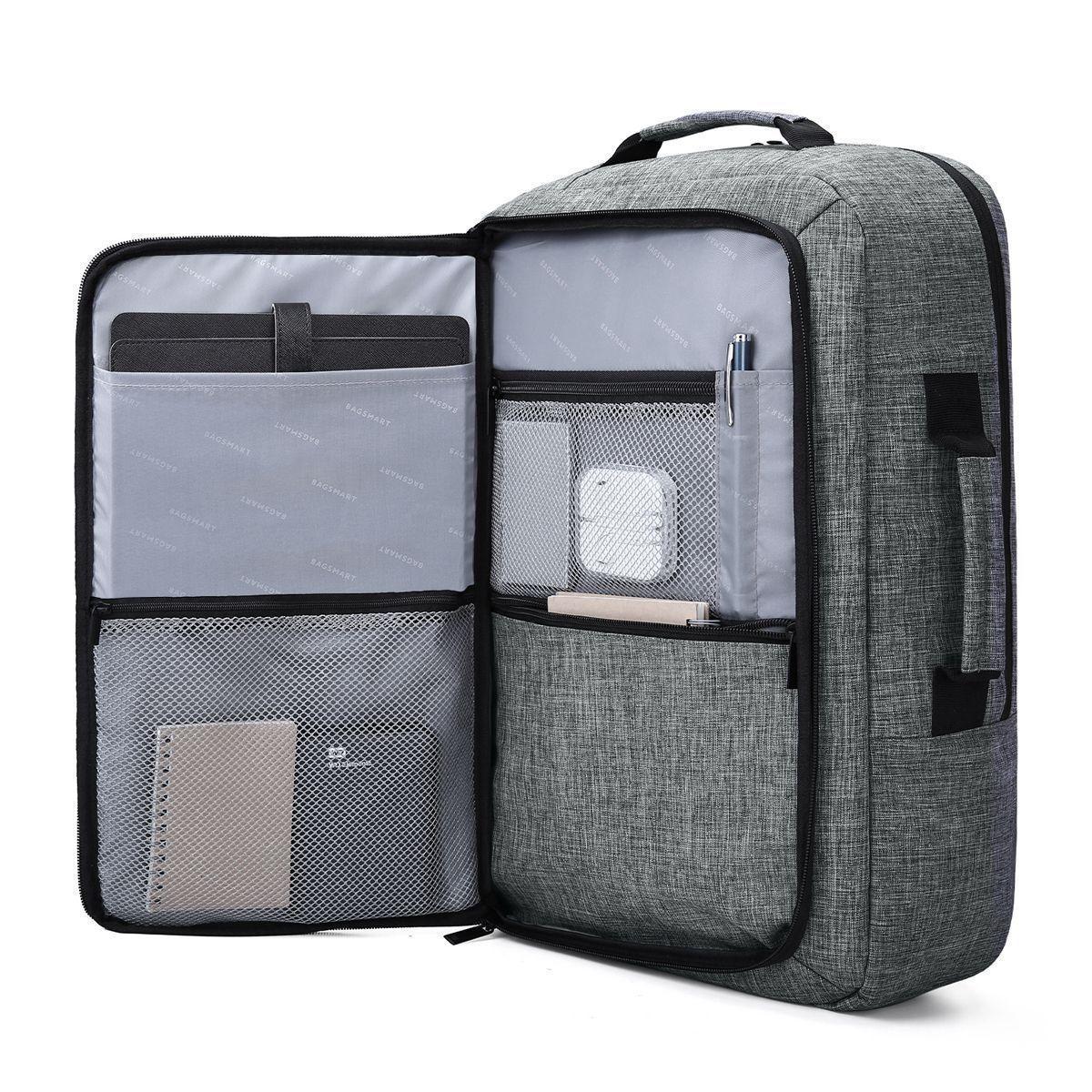 BAGSMART Pomona Mochile Laptop 15,6'' -Gris-3
