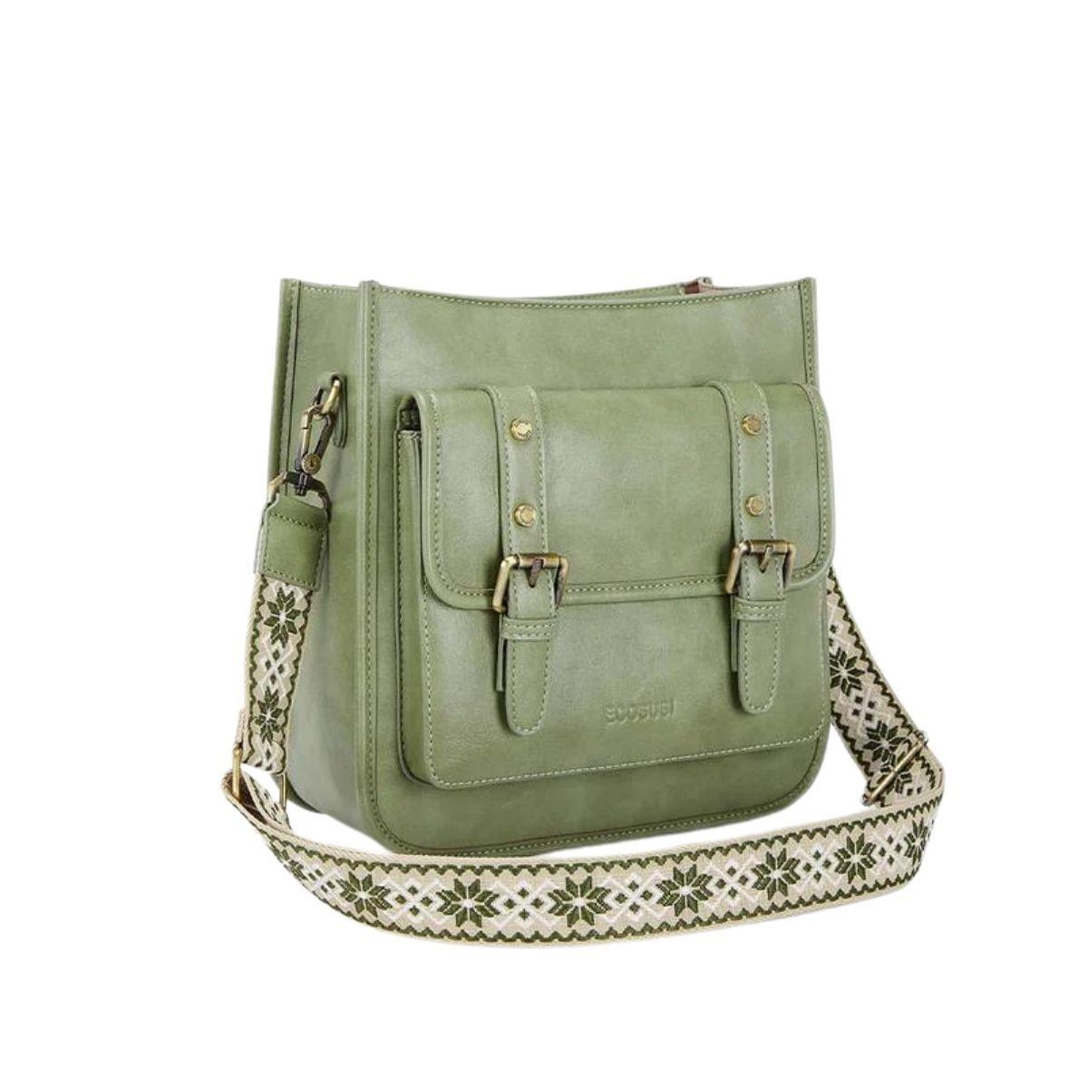 Ecosusi Bolso Mensajero Sophie para tablet 11" - Verde-3