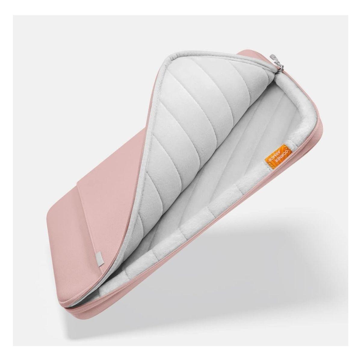 Tomtoc Funda Defender-A13 para MacBook Air M3/M2/M1 de 13" - Rosado-3