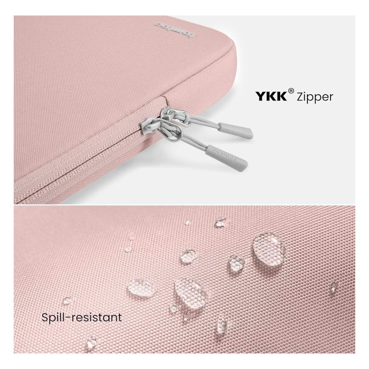 Tomtoc Funda Defender-A13 para MacBook Air M3/M2/M1 de 13" - Rosado-4