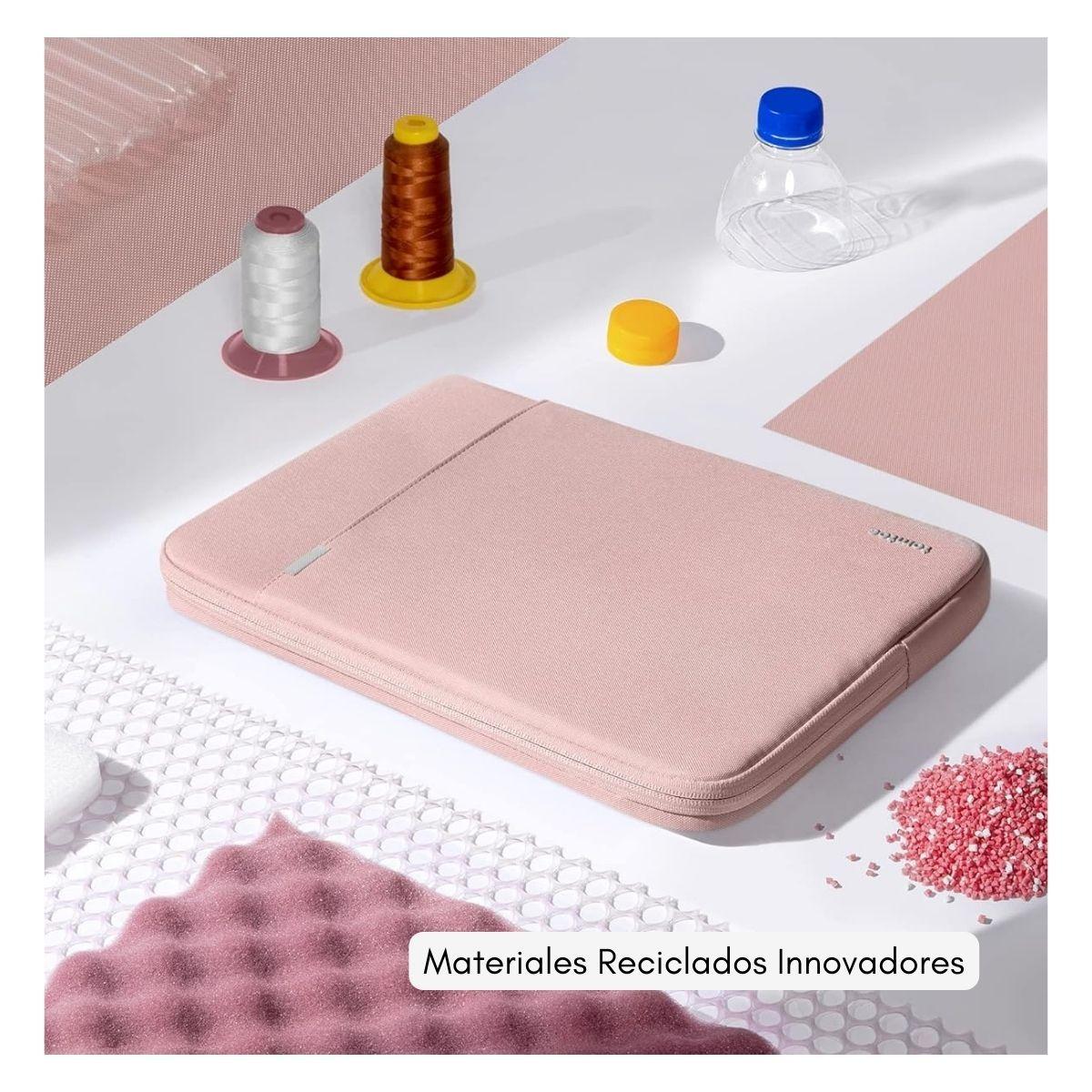 Tomtoc Funda Defender-A13 para MacBook Air M3/M2/M1 de 13" - Rosado-7
