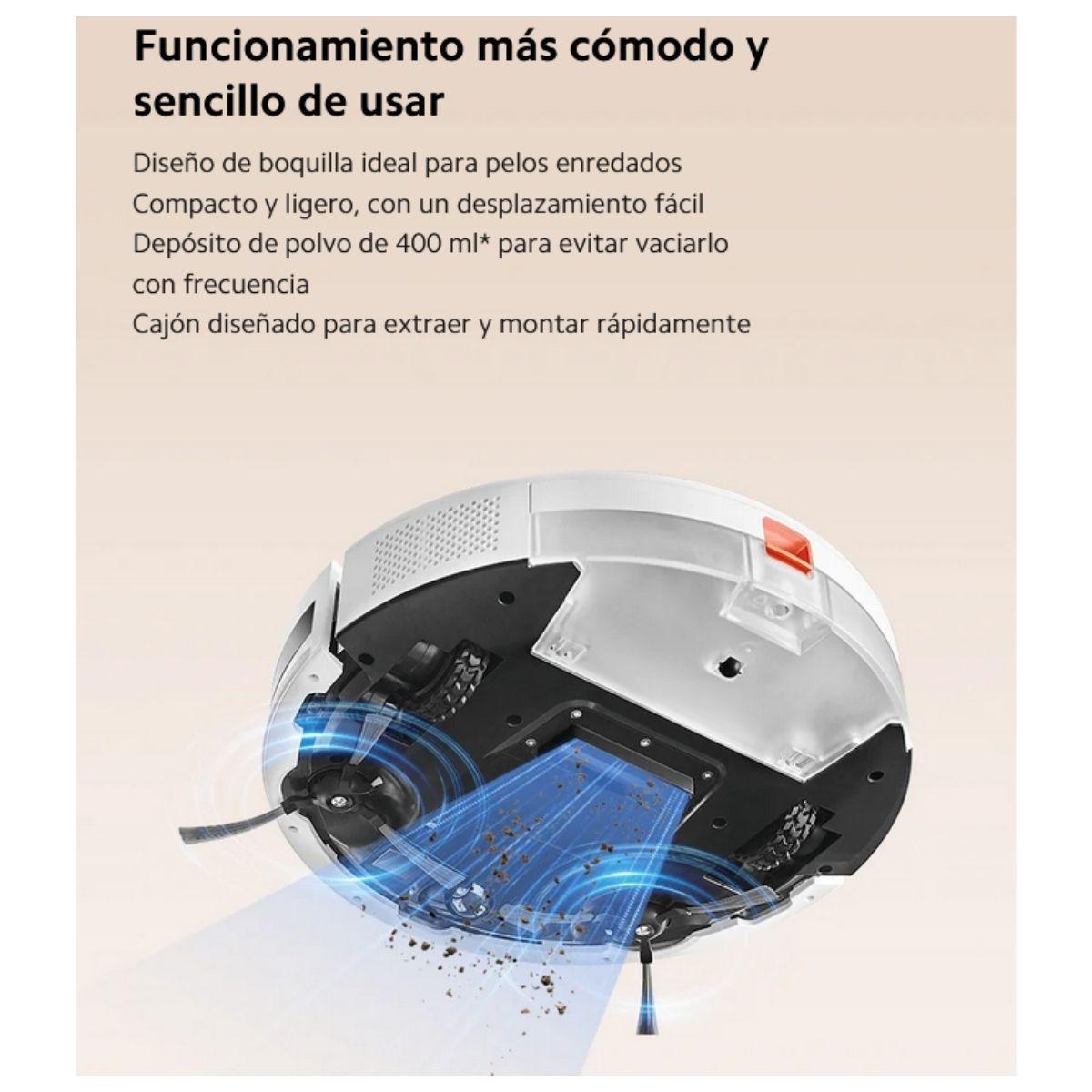 Xiaomi Aspiradora Inteligente Robot Vacuum E5 Blanco-6