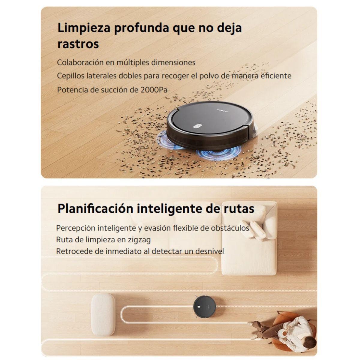 Xiaomi Aspiradora Inteligente Robot Vacuum E5 Blanco-7
