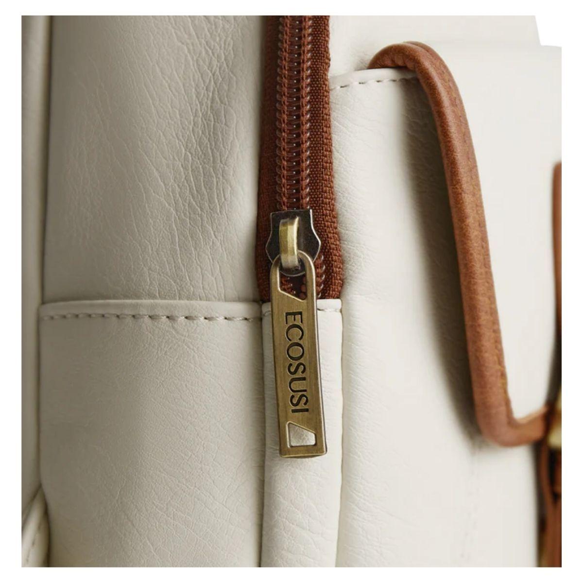 Ecosusi Bandolera Retro con Correa de Guitarra - Blanco-4