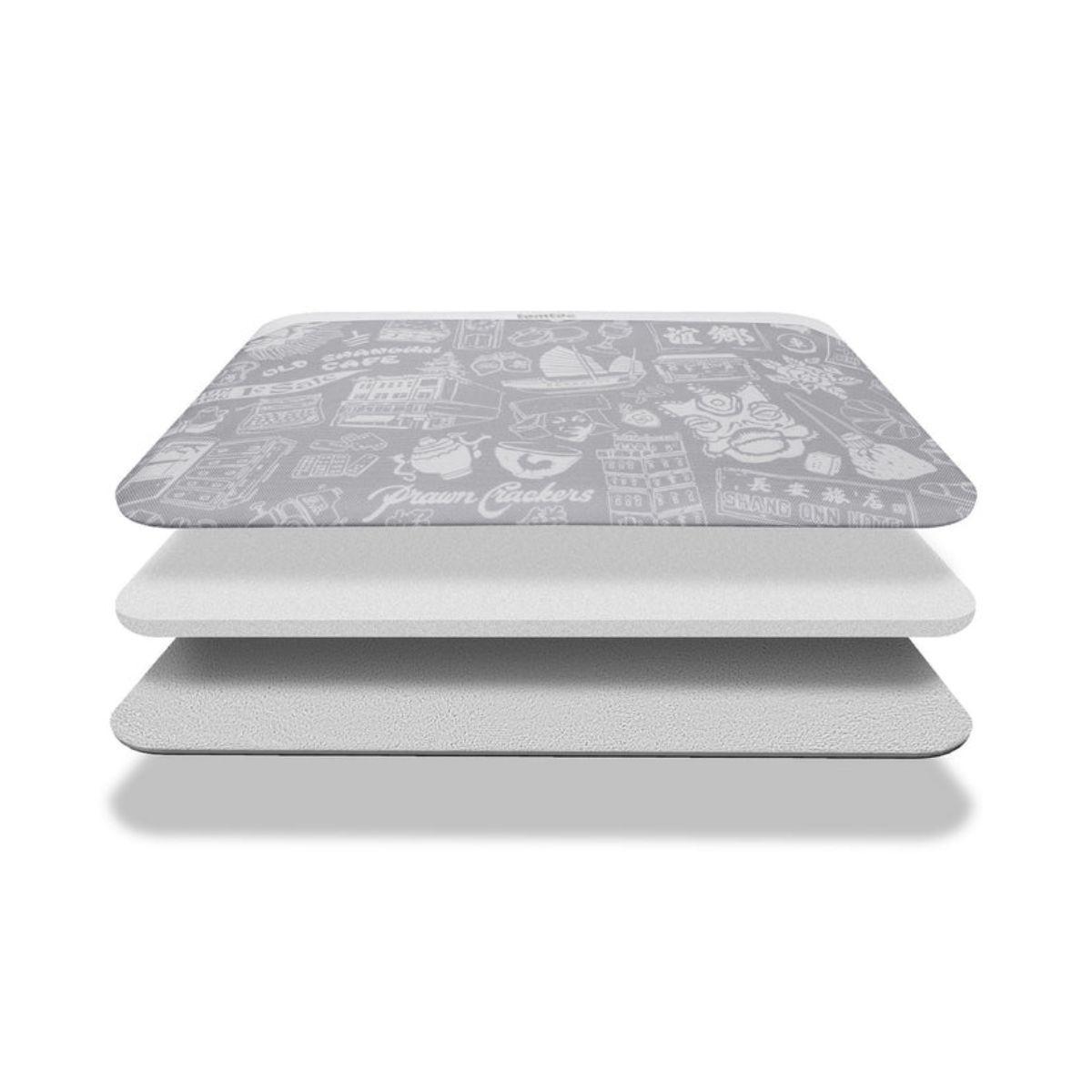 Tomtoc Funda Light-A18 OCHM para Macbook 14" - Gris-4