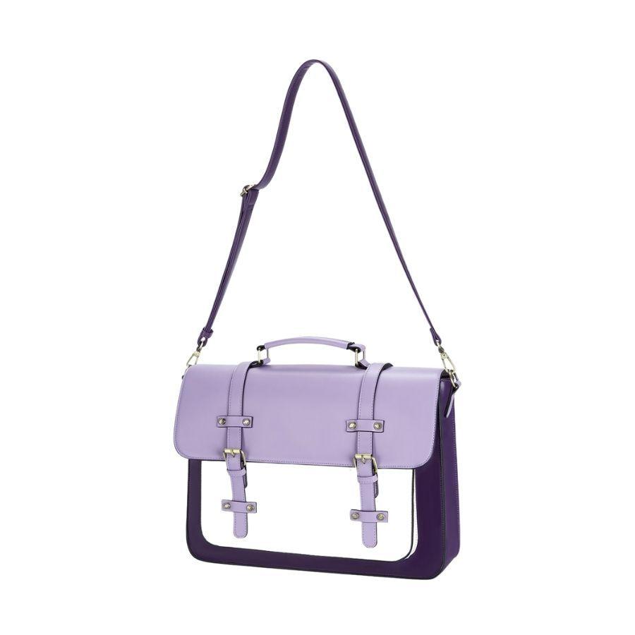 Ecosusi Mochila y Maletín Vintage Sombre para Notebook 15,6" - Morado-2