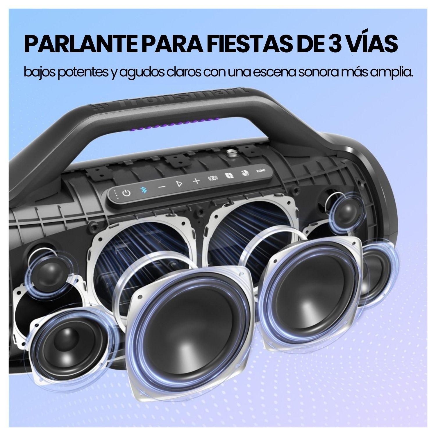 Tronsmart Parlante Portátil Bang Max con Iluminación Party Negro-2