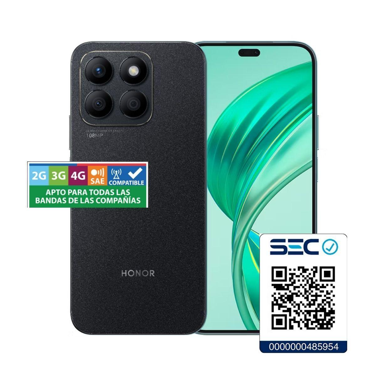 Honor X8B 4G 8GB + 256 GB - Negro Medianoche-1