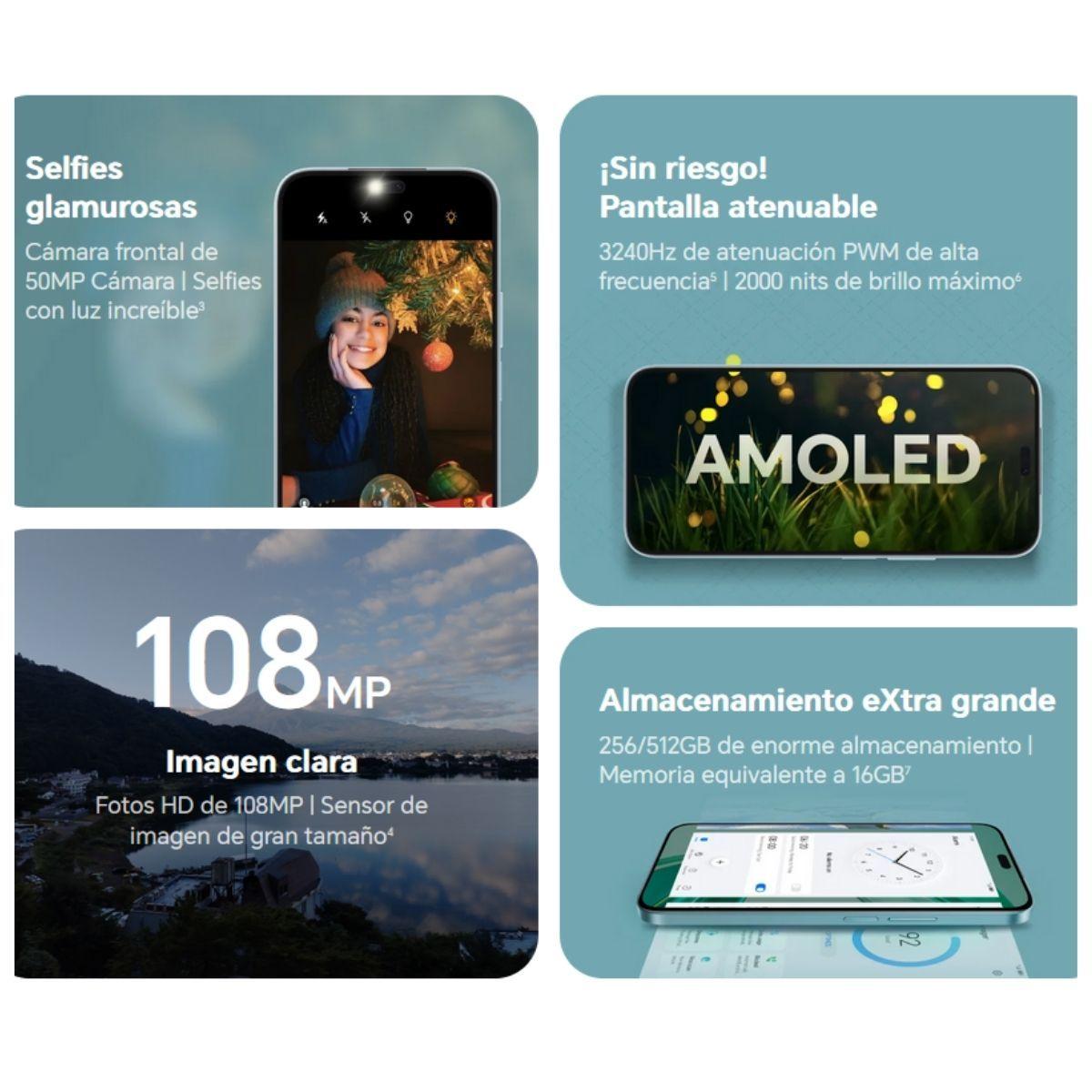 Honor X8B 4G 8GB + 256 GB - Negro Medianoche-6