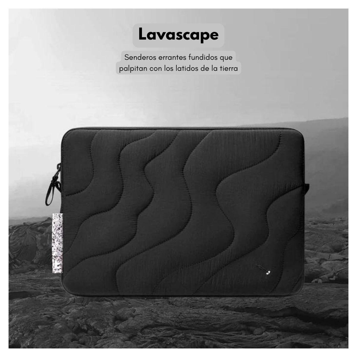 Tomtoc Funda Lavascape Terra-A27 para Macbook 16" - Negro-3