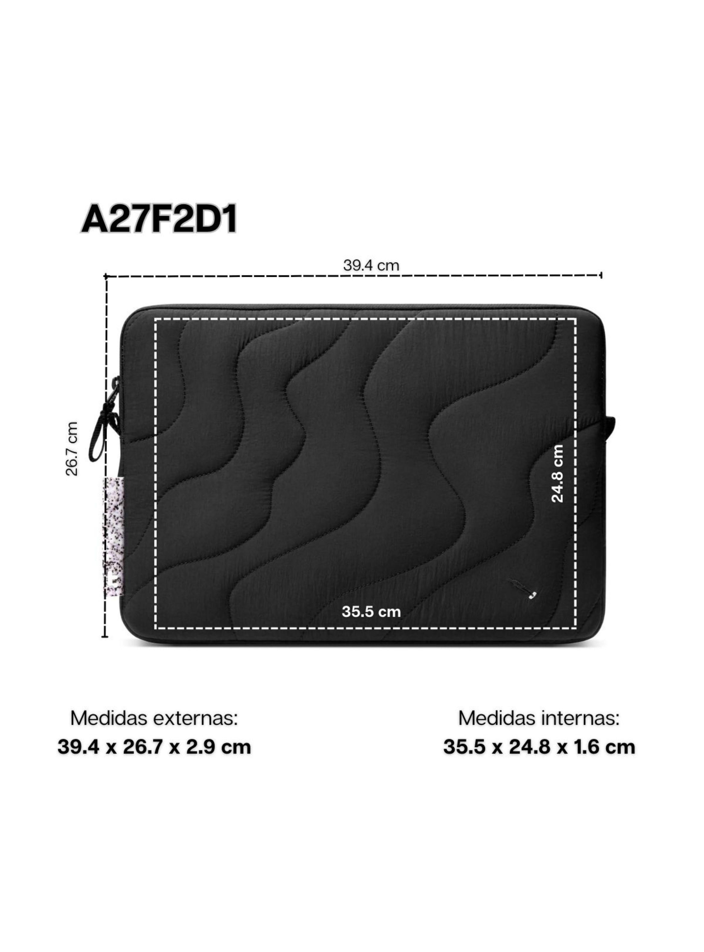 Tomtoc Funda Lavascape Terra-A27 para Macbook 16" - Negro-2