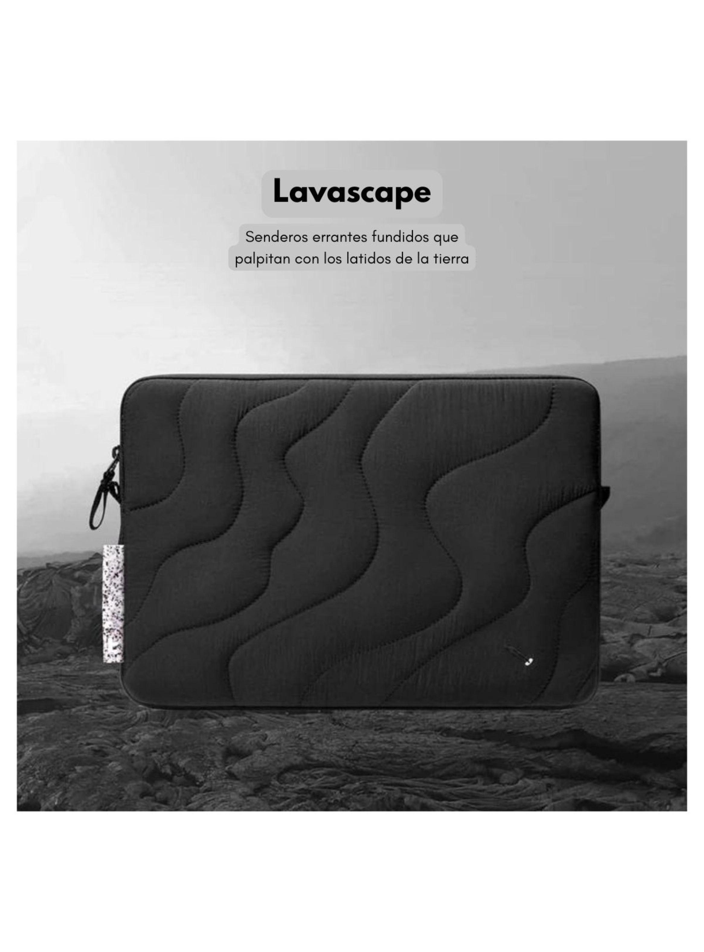 Tomtoc Funda Lavascape Terra-A27 para Macbook 16" - Negro-4