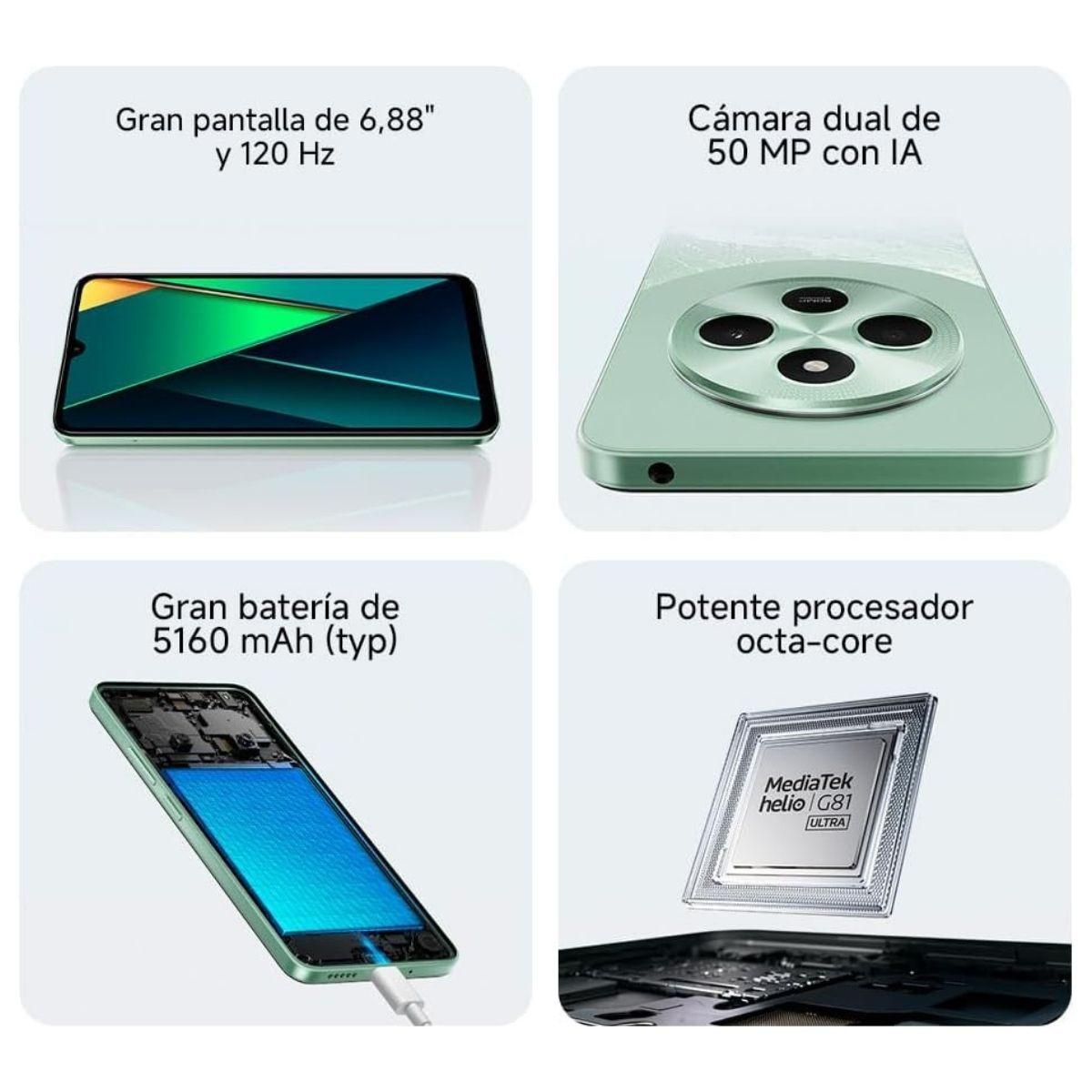 Xiaomi Poco C75 4G 8Gb + 256GB Negro-4