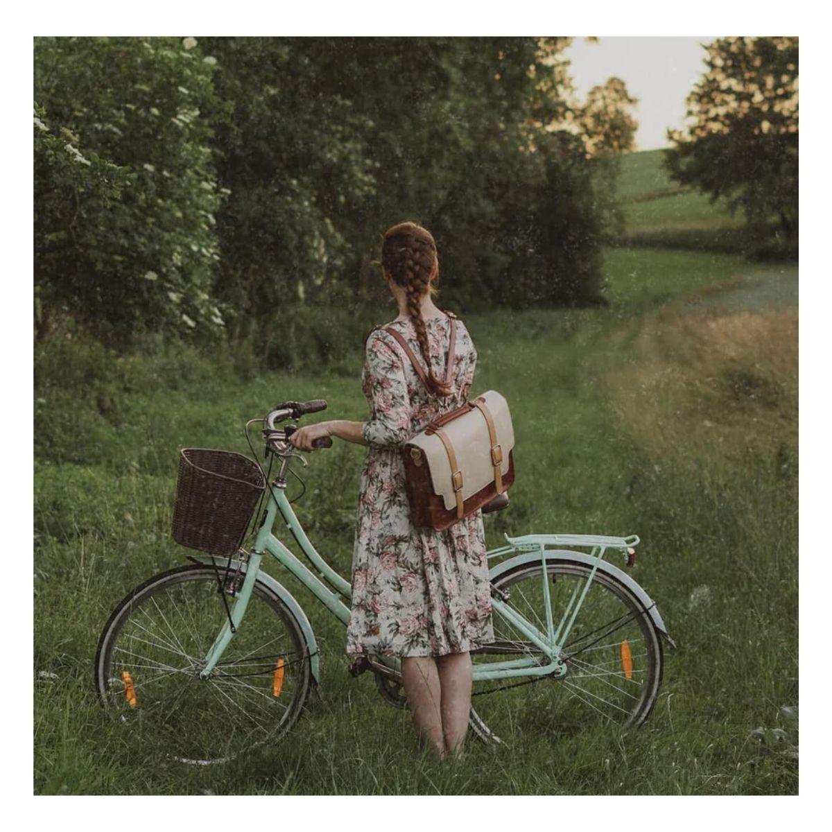 Ecosusi Maletín Mochila Unisex CHARLIE 14"  Marrón-5