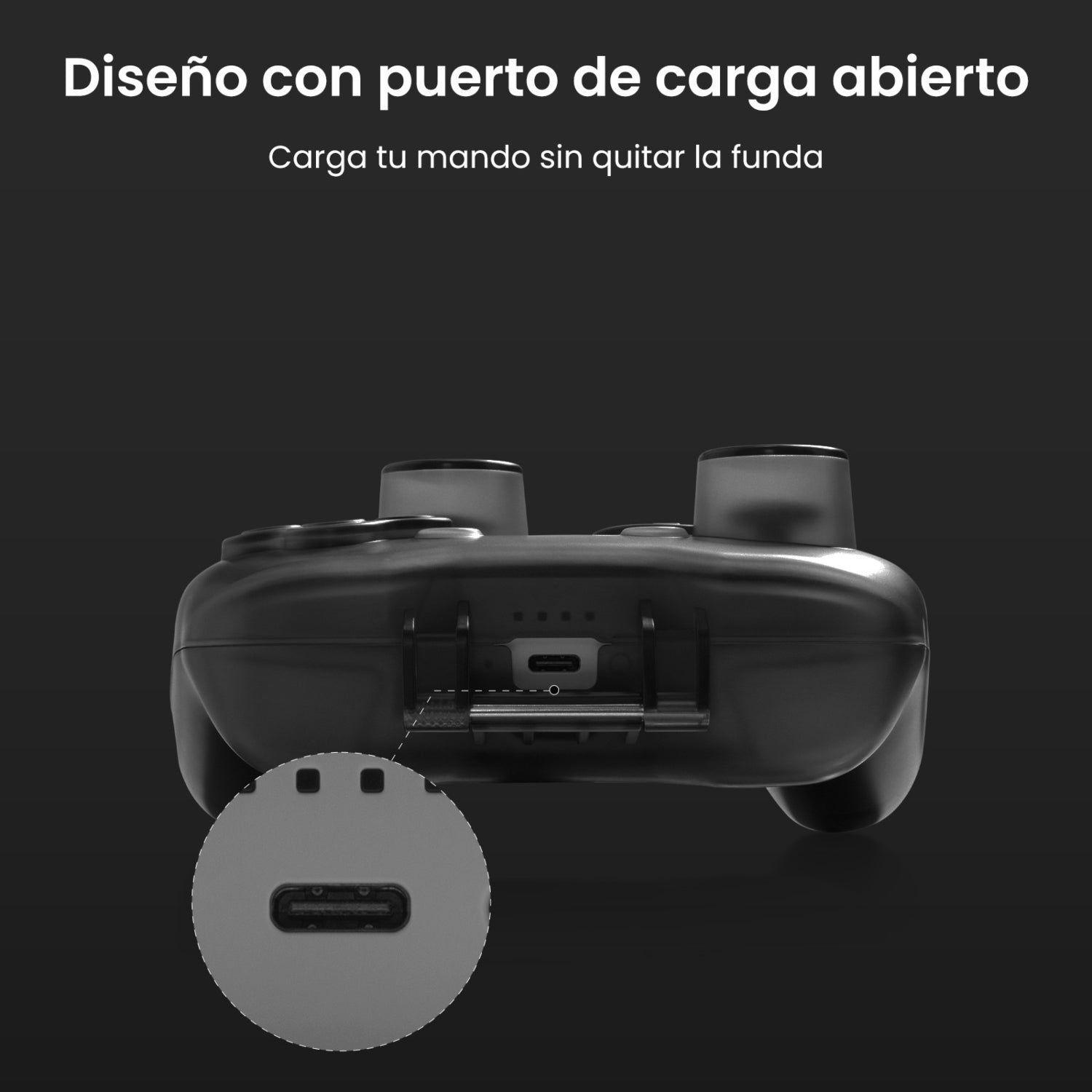 Tomtoc Estuche Rígido ArmorCase-G25 para Control de Nintendo Switch 2 Negro-9
