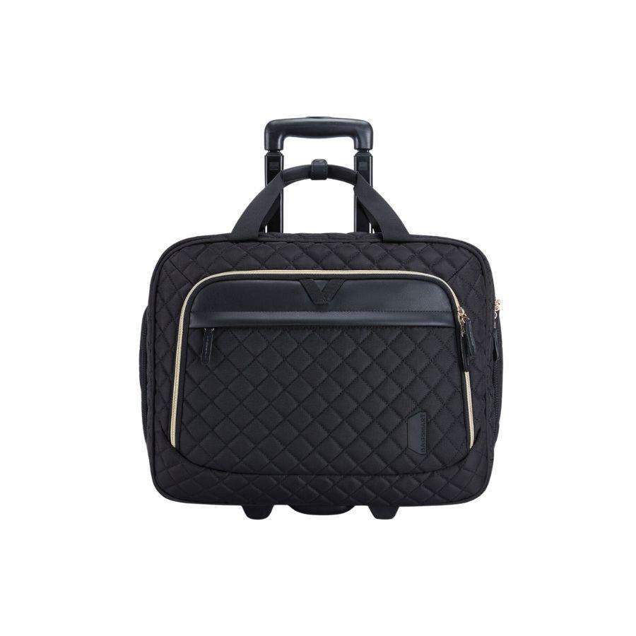 Bagsmart Maletín Viajero con Ruedas Motiv 17.3" - Negro Tejido-1