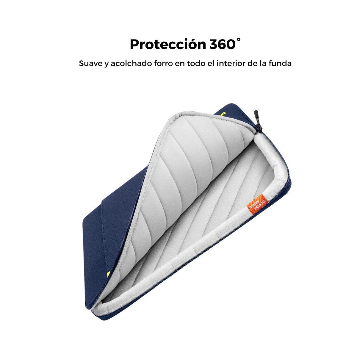 Tomtoc Funda Defender-A13 para Macbook 13" - Azul-3