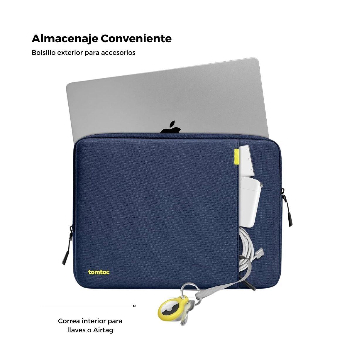 Tomtoc Funda Defender-A13 para Macbook 13" - Azul-5