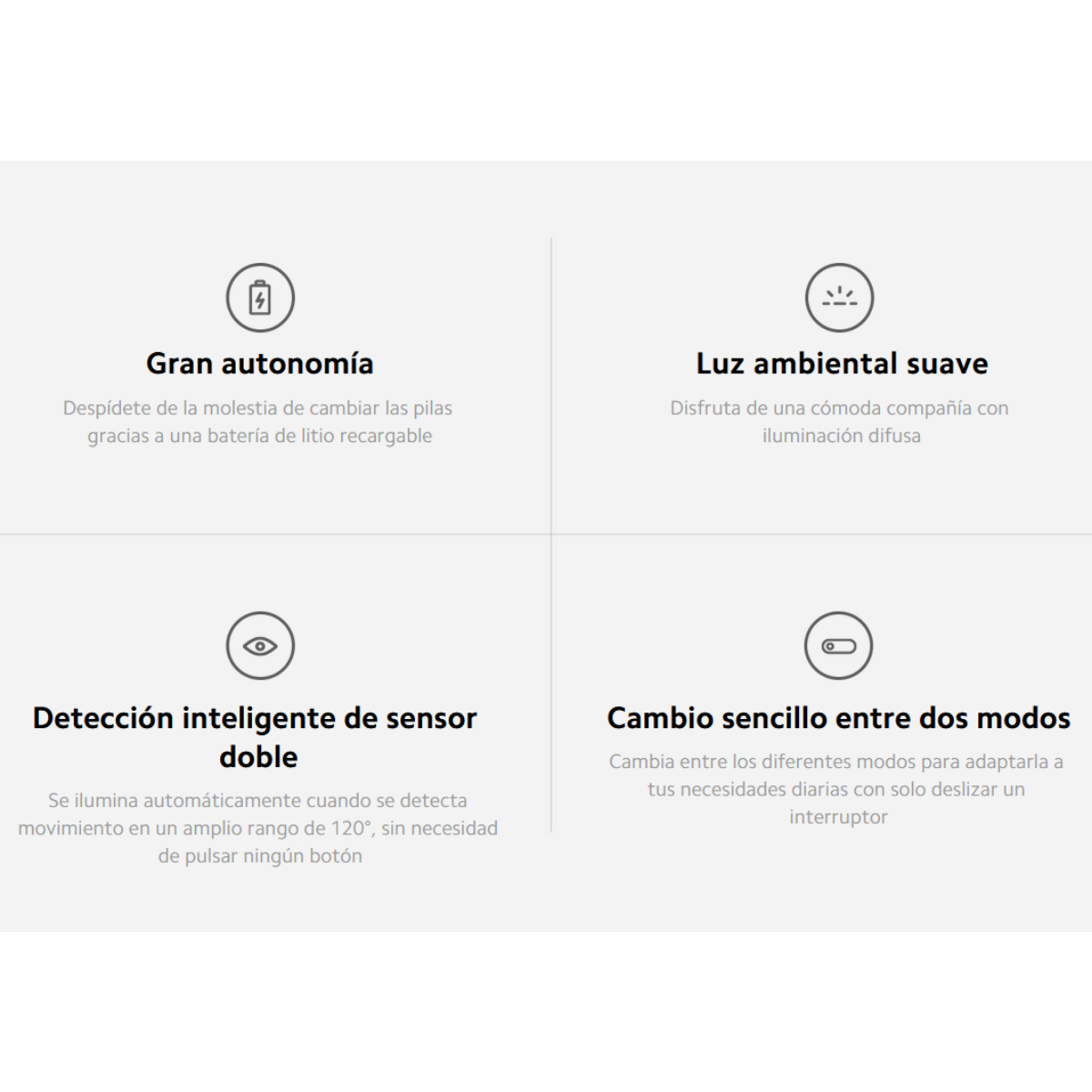 Xiaomi Lámpara con Sensor de Movimiento Night Light 3 Blanco-7