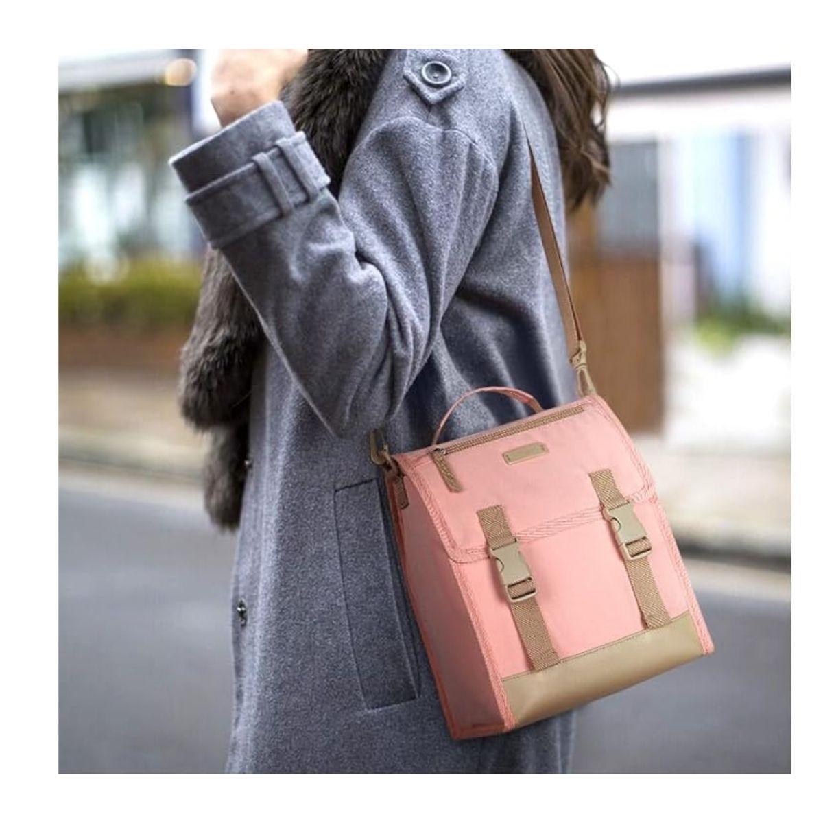 Tourit Lonchera Térmica con Hebillas 11L - Rosado-6