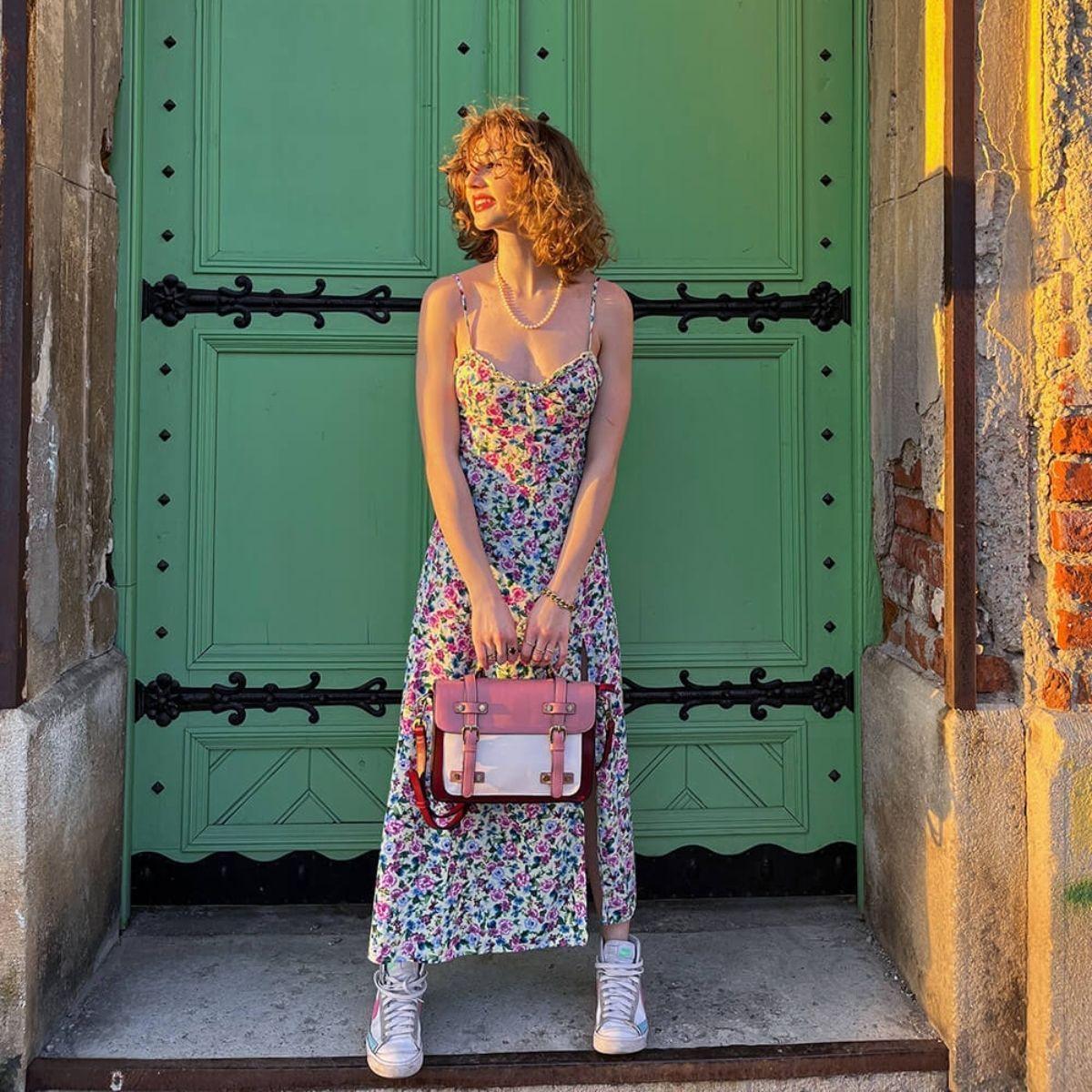 Maletín bandolera TRACYCROSS para tablet 7"- Rosado-2