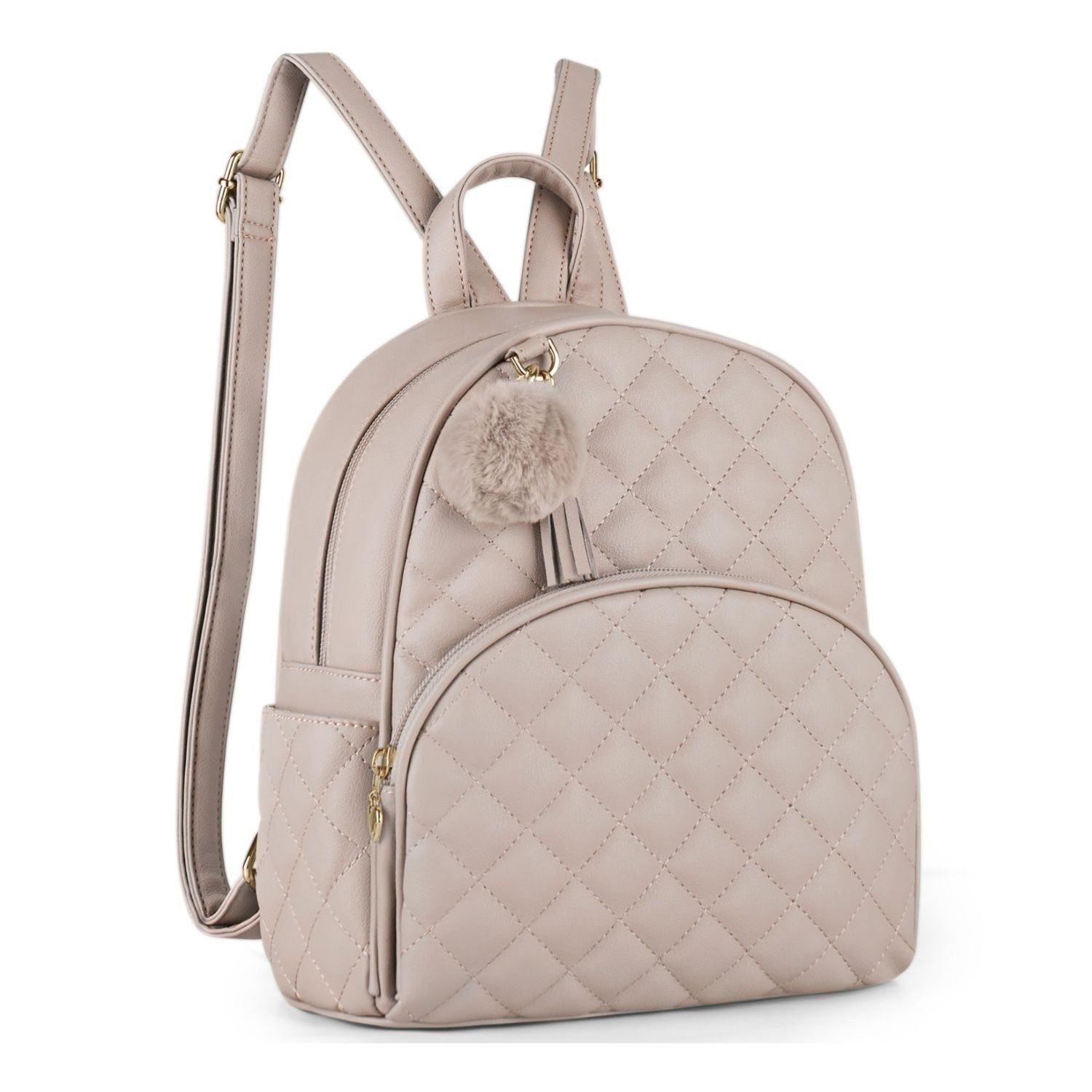 Ecosusi Mini Mochila Juvenil Acolchada para 9,7" Caqui-0