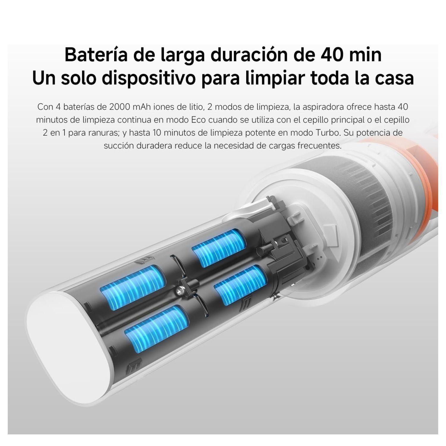 Xiaomi Aspiradora Inalámbrica Vacuum Cleaner P30 Blanco-5