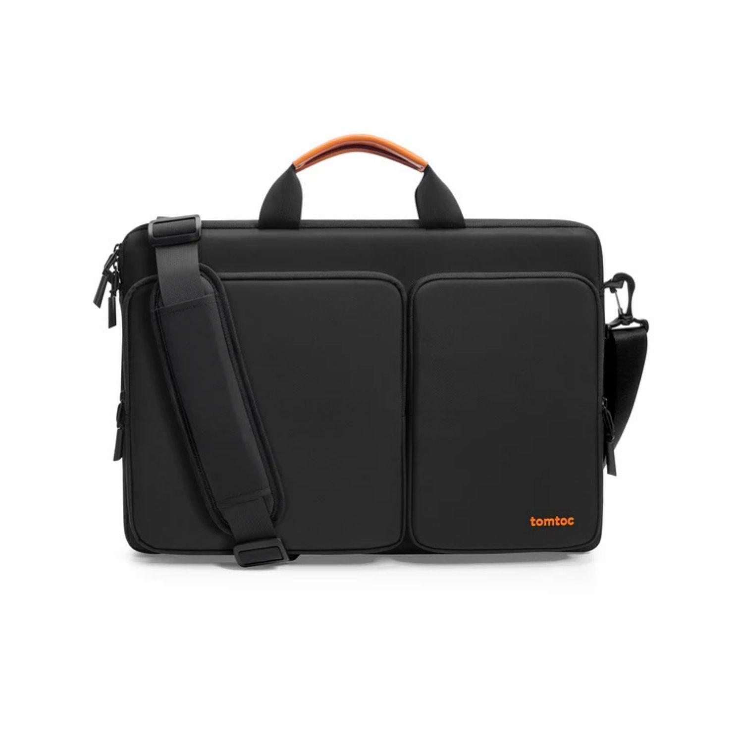 Tomtoc Bolso de Hombro Defender-A42 para 17,2" - Negro-0