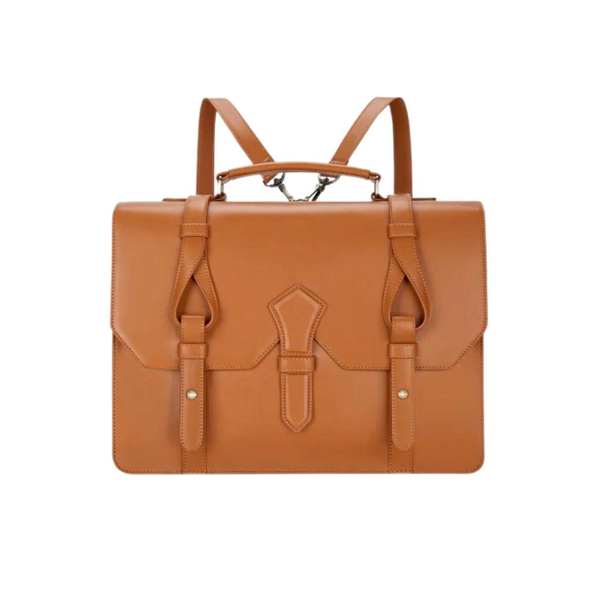 Ecosusi Maletín y Mochila Ember para Notebook 15.6" - Marrón-5