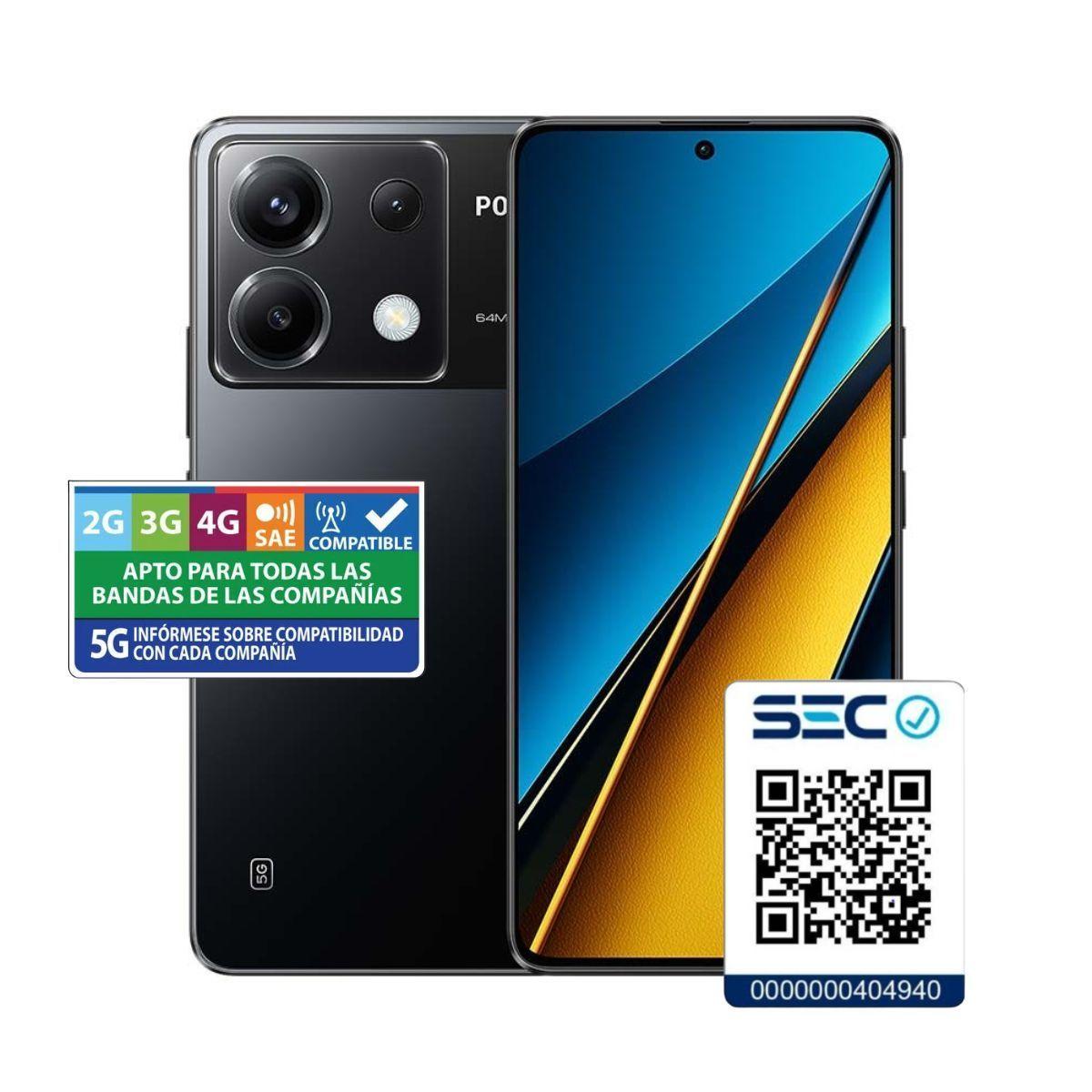 Xiaomi POCO X6 5G 8GB+256GB Negro-1