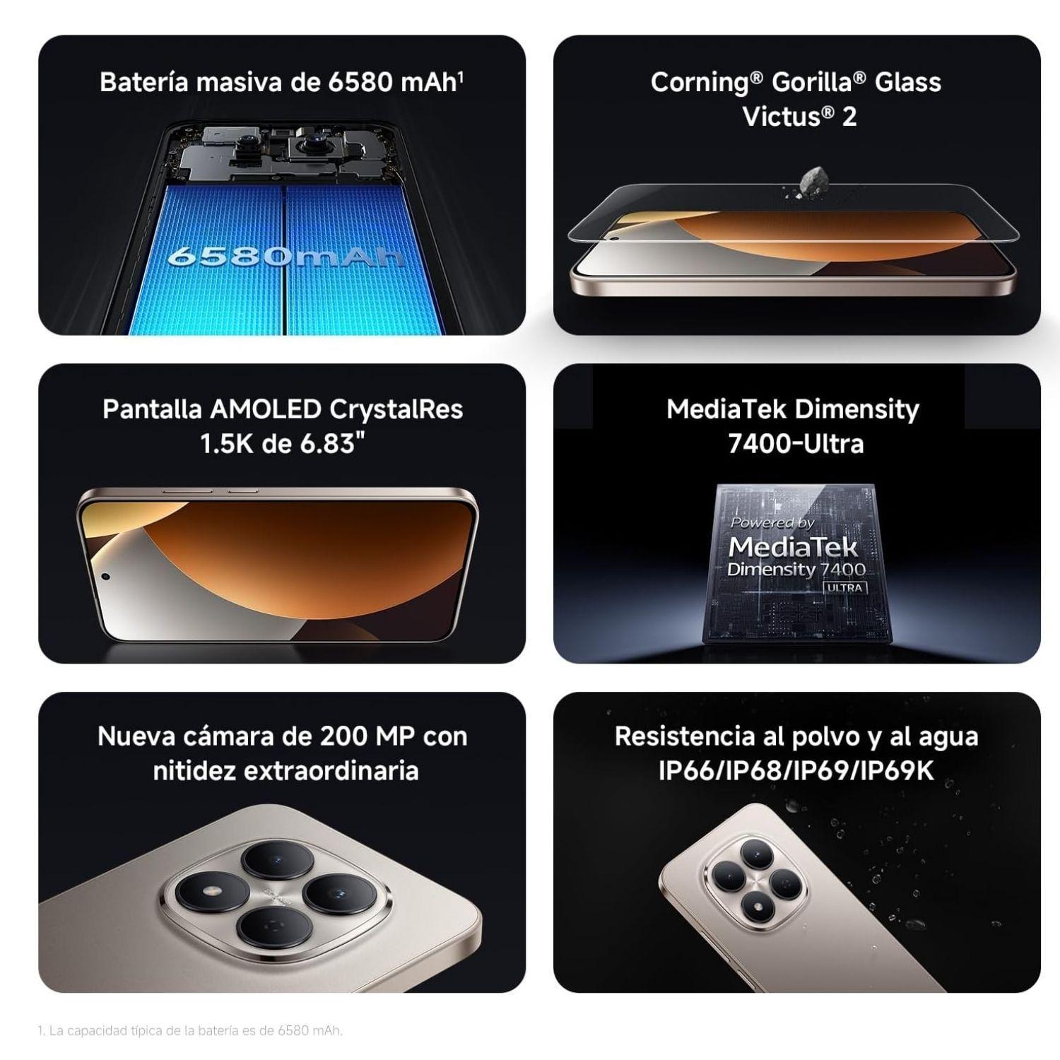 Xiaomi Redmi Note 15 Pro 5G 8GB + 256GB Titanio-3